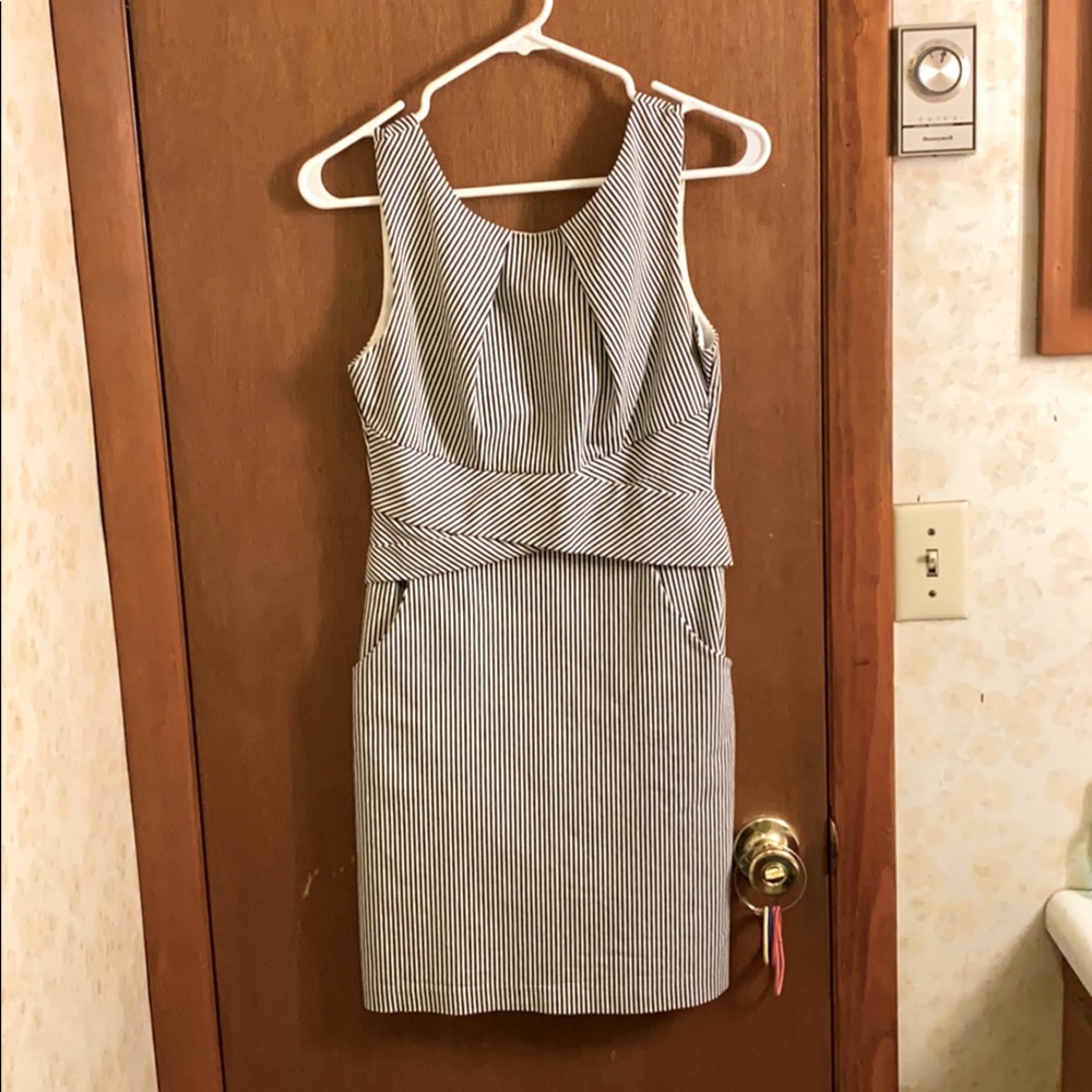 Stripped Business Dress